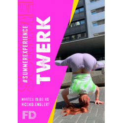 TWERK - Delfina Englert - PRESENCIAL MARTES 19:00 HS - 7, 14 Y 28 DE FEBRERO