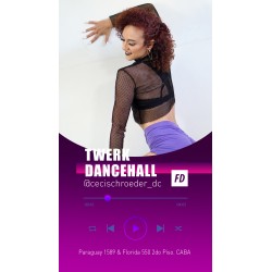 DANCEHALL FEMALE & TWERK - Ceci Schroeder - MIÉRCOLES 20hs - Open Level - Paraguay 1589