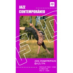JAZZ CONTEMPORANEO - Azu Tpk - MIERCOLES 10hs - Principiantes - Paraguay 1589
