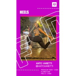 HEELS - Anto Varetti - LUNES 17:30hs - Principiantes - Paraguay 1589